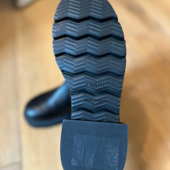 Frame le London Chelsea lug sole leather moto boot - Picture 11 of 11